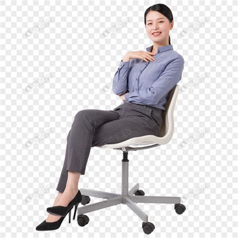 女身體 坐在椅子上拍照